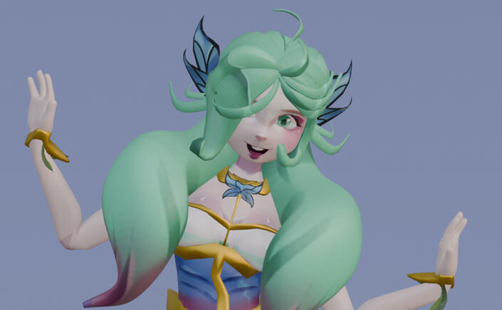 Art concept Gwen - LOL