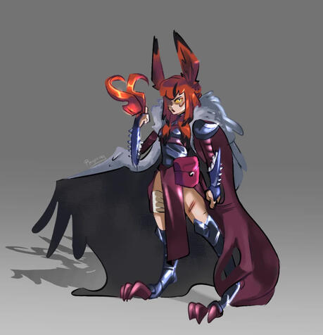 Art concept Xayah - LOL